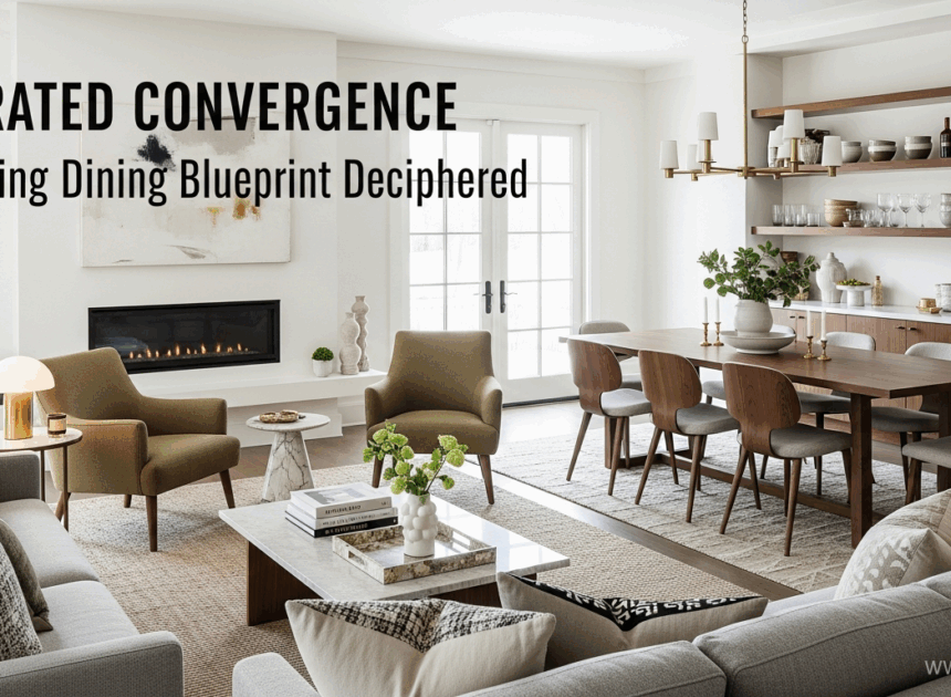 Curated Convergence A Living Dining Blueprint Deciphered